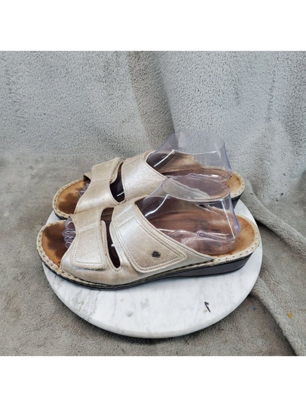 Finn Comfort Shoes Womens Size EU 41 US 10 Sansibar Jamaika Beige Sandals *Read*